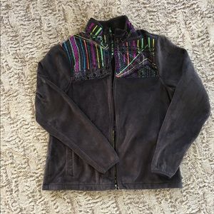 Fila Tracksuit Jacket Grey with Pattern Medium